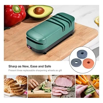 Electric Knife Sharpener - 3-in-1 Professional Tool