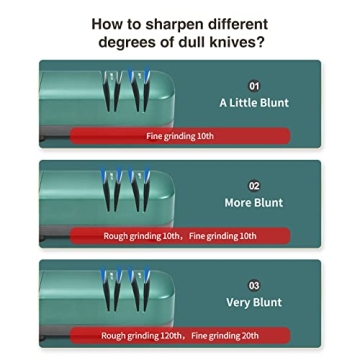 Electric Knife Sharpener - 3-in-1 Professional Tool