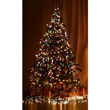 Philips 100 LED Multicolor Twinkling Christmas Lights - Energy Saving & Weatherproof String Lights f...