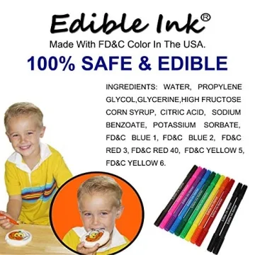 11PCS Edible Marker Set for Creative Baking Decoration