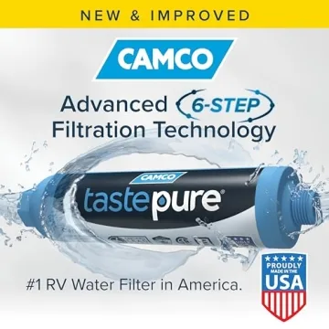 Camco TastePURE XL RV Water Filter for Fresh Water