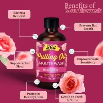 The DIRT Oil Pulling Mouthwash - Removes Plaque & Whitens Teeth