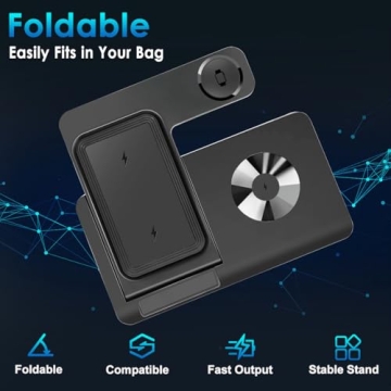 Wireless Charger 3 in 1 Station for iPhone & Apple