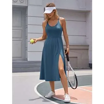 Ewedoos Athletic Dress with Built-in Shorts for Women