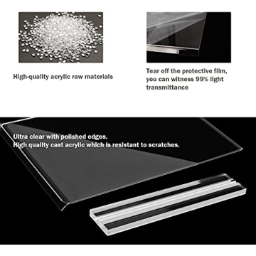 Versatile Acrylic Sign Holder 8.5 x 11 for All Events