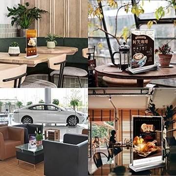 Versatile Acrylic Sign Holder 8.5 x 11 for All Events