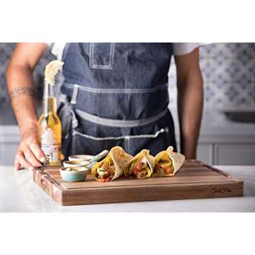 SoulFino Acacia Cutting Board - Premium Heavy Duty Board
