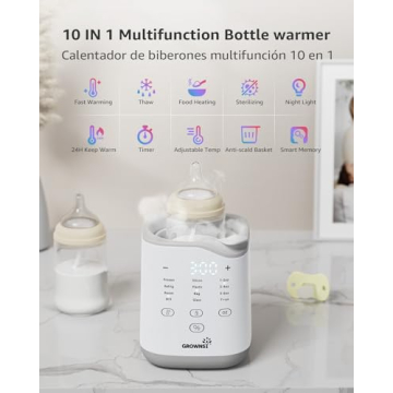 GROWNSY Fast Baby Bottle Warmer for Milk & Food
