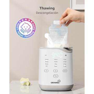GROWNSY Fast Baby Bottle Warmer for Milk & Food