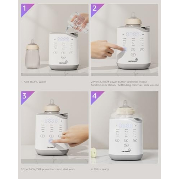 GROWNSY Fast Baby Bottle Warmer for Milk & Food