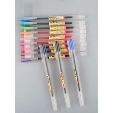 bouti1583 12 Color Gel Pens for Office and School