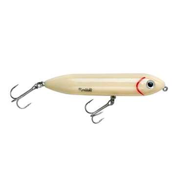 Heddon Super Spook Topwater Fishing Lure for Saltwater and Freshwater, Bone, Jr (1/2 oz)