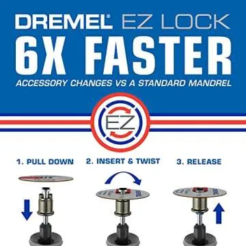 Dremel EZ725 Rotary Tool Accessory Set - 70-Piece Kit