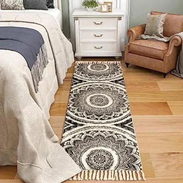Seavish Boho Runner Rug - Handmade 2X6 Accent Throw Rug