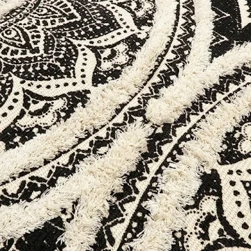 Seavish Boho Runner Rug - Handmade 2X6 Accent Throw Rug