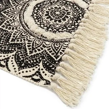 Seavish Boho Runner Rug - Handmade 2X6 Accent Throw Rug