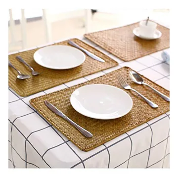 Stylish 6 Pack Woven Placemats for Any Dining Table
