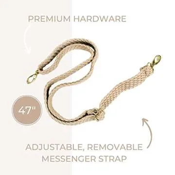 SoYoung Lunch Poche - Insulated Lunch Bag for Work, Travel & Picnic, Aesthetic Design, Linen/Cotton, Machine Washable, Detachable Strap - Sage Green