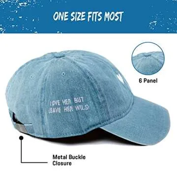 Atticus Poetry Hat – Adjustable Unisex Cotton Baseball Hat