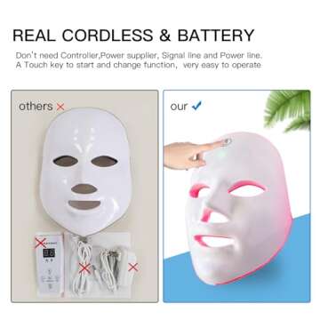 Red Light Therapy Face Mask - 7 Colors LED Skincare Device