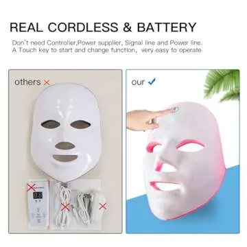 Red Light Therapy Face Mask - 7 Colors LED Skincare Device