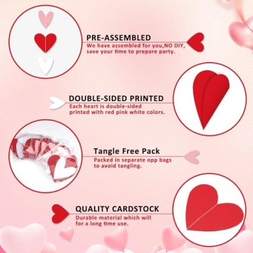 Stunning Heart Garlands for Valentine's & Weddings