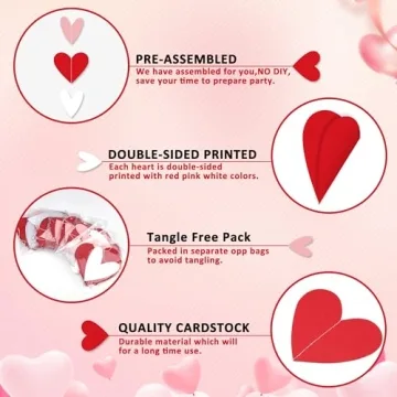 Stunning Heart Garlands for Valentine's & Weddings