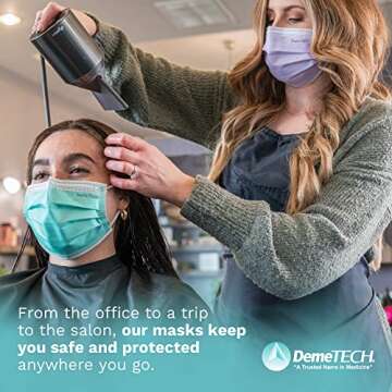 DemeTECH ASTM Level 3 Protective Face Masks - 50 Pack