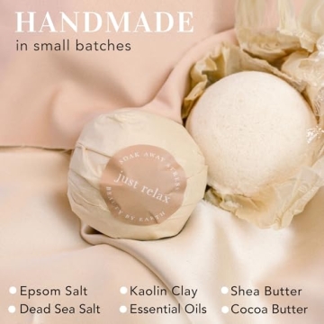 Natural Bath Bomb Gift Set - Handmade Relaxation & Spa Gift