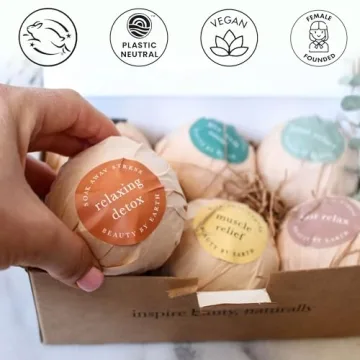 Natural Bath Bomb Gift Set - Handmade Relaxation & Spa Gift