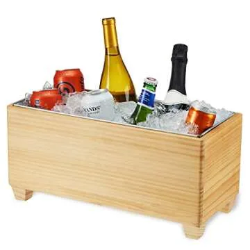 Twine Rustic Farmhouse Beverage Tub - 5.4 Gallons of Fun