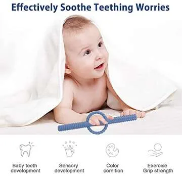 Teething Tubes for Infants - Safe Chewing Toys for Relief