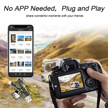 4-in-1 SD Card Reader for iPhone Android Mac and Camera