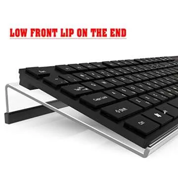 Ergonomic KOTEMON Acrylic Keyboard Stand for Comfort