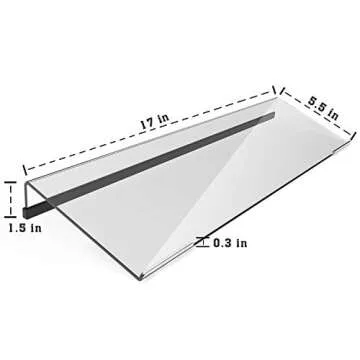 Ergonomic KOTEMON Acrylic Keyboard Stand for Comfort