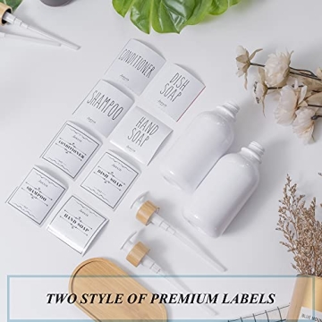 Janxin Eco-Friendly Soap Dispenser with Bamboo Pump Set