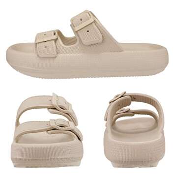 Beslip Cloud Slides - Adjustable & Comfortable Sandals for Women