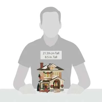 Department 56 Porcelain Snow Village Christmas at Grandma's Lit House