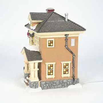 Department 56 Porcelain Snow Village Christmas at Grandma's Lit House