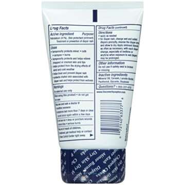 Aquaphor Baby Healing Ointment - Advanced Therapy for Chapped Cheeks and Diaper Rash - 3 oz. Tube
