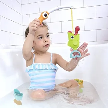 Yookidoo Magnetic Fishing Pole Bath Toy for Kids