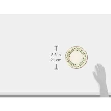 Lenox 883430 Holiday 3-Piece Place Setting, Christmas Set, Hosting, Red & Green