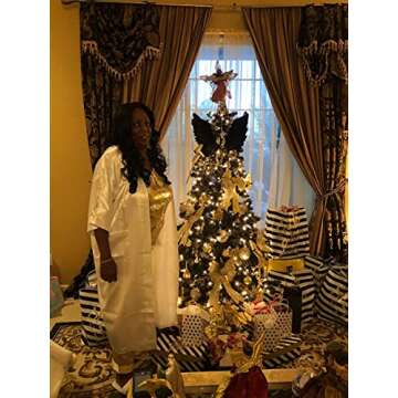 Angel costume Wings and Halo Adult Angel costumes Wings for Kids Party Children's Boys Girls Halloween (Black)