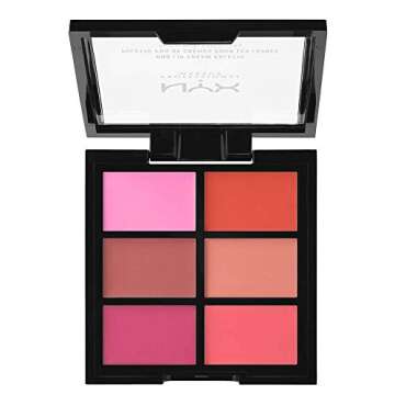 NYX PROFESSIONAL MAKEUP Pro Lip Cream Palette, The Pinks, 0.317 Ounce