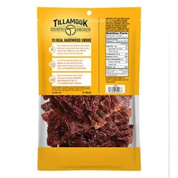 Tillamook Keto Friendly Zero Sugar Beef Jerky - Original 6.5oz