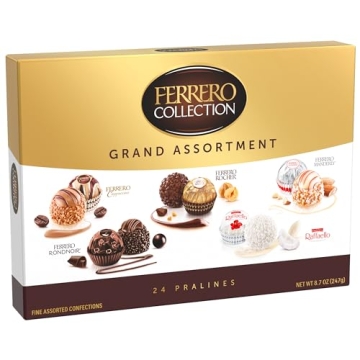 Ferrero Rocher Grand Assortment - Exquisite Assorted Chocolate Gift Box