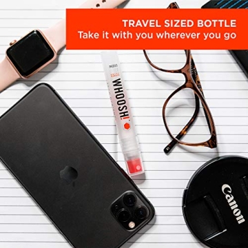 WHOOSH Screen Cleaner Duo for Streak-Free Laptop Phone Eyeglass