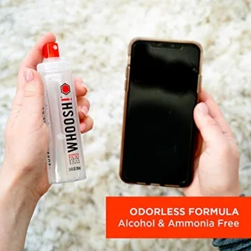 WHOOSH Screen Cleaner Duo for Streak-Free Laptop Phone Eyeglass