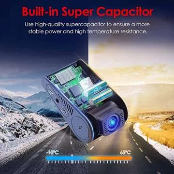 VIOFO A129 Pro Duo 4K Dual Dash Cam 3840 x 2160P Ultra HD 4K Front and 1080P Rear Car WiFi Dash Came...