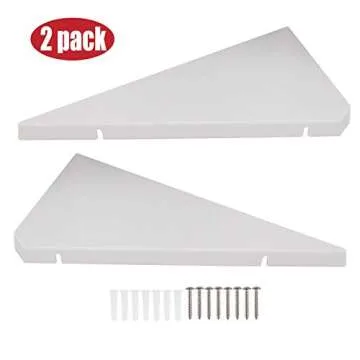 Evron Easy Mount Corner Shelves - Set of 2